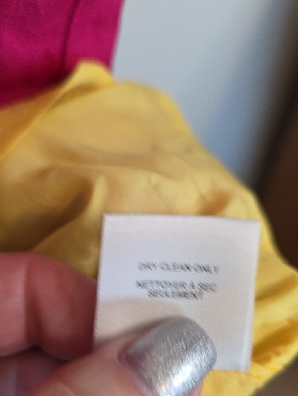 Talbots Hot Pink Pineapple Embroidered Shift Dress - Picture 5 of 6